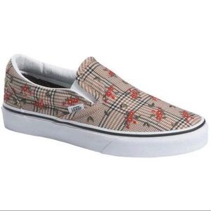 Vans Vintage Glen Plaid Slip Ons